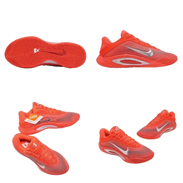 【NIKE 耐吉】籃球鞋 A One EP 女鞋 男鞋 紅 銀 Royal Flame(FZ8606-602)