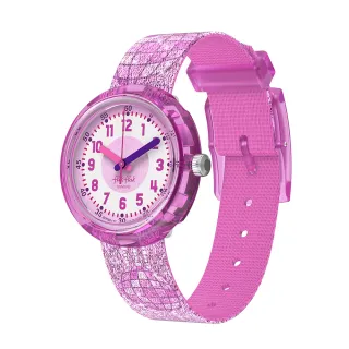 【Flik Flak】兒童手錶 DISCO TIME 兒童禮物/安全防水/瑞士製造 FPNP177(31.85mm)