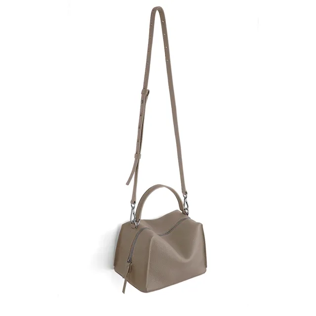 【Darker Than Black】雙11 Mini Valley Cube Shoulder Bag 迷你方型軟包/陶土棕(斜背包/側背包/