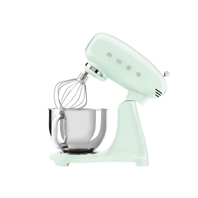 【SMEG】義大利復古美學全彩攪拌機-粉綠色(SMF03PGUS 公司貨)