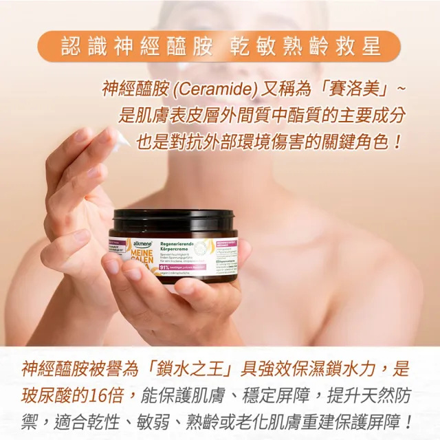 【德國alkmene】6入組我的金盞花身體乳霜200ml(總代理公司貨)