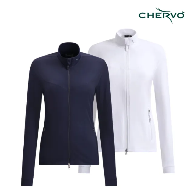 【CHERVO】PROFUMATO - SWEATER 女士 拉鍊長袖外套(兩色任選)