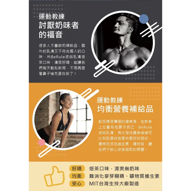 【BeRule】乳清蛋白粉(1000公克/包)