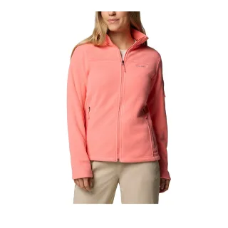 【Columbia 哥倫比亞】女款-刷毛外套-Fast Trek™-曙光粉(UER60810AW/JF)