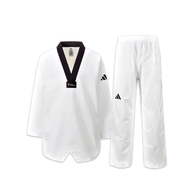 【adidas 愛迪達】WT認證 FIGHTER ECO 跆拳道服(跆拳道 道服)