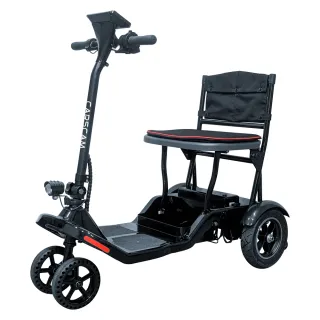 【CARSCAM】便攜式代步折疊電動四輪車(電動代步車/輔具四輪)