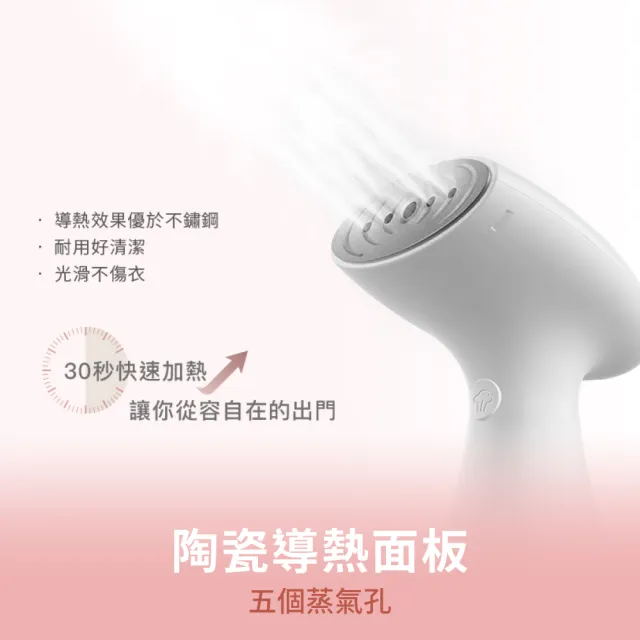 【HYD】手持蒸氣掛燙機/輕量/陶瓷/燙衣/殺菌/大水箱(D-72)