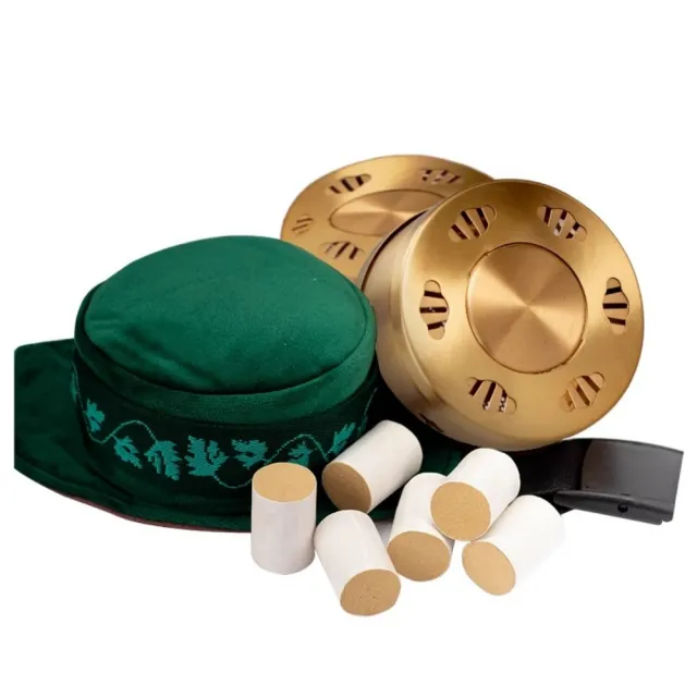 【楠陽艾】天鵝絨艾灸罐套裝-三聯(艾灸儀 艾灸罐 艾灸盒 艾灸器具)