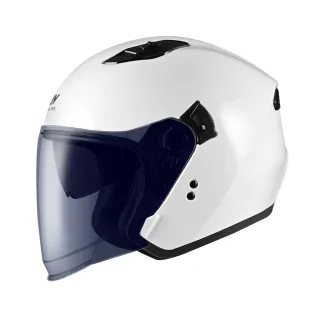 【LALUNA】IPO-2 素色 3/4罩(開放式安全帽│再生紗│半罩│女性適用│內藏墨鏡│加強型眼鏡溝)