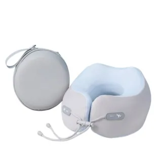 【YING SHUO】買一送一 旅行便攜加高護頸記憶U型枕-3款任選(皆附收納盒 強力環繞支撐/飛機頸枕/不歪脖)