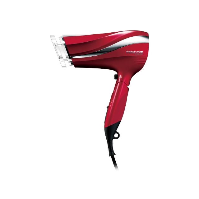 【TESCOM】防靜電負離子大風量渦流吹風機 朱丹紅 TID2200TW