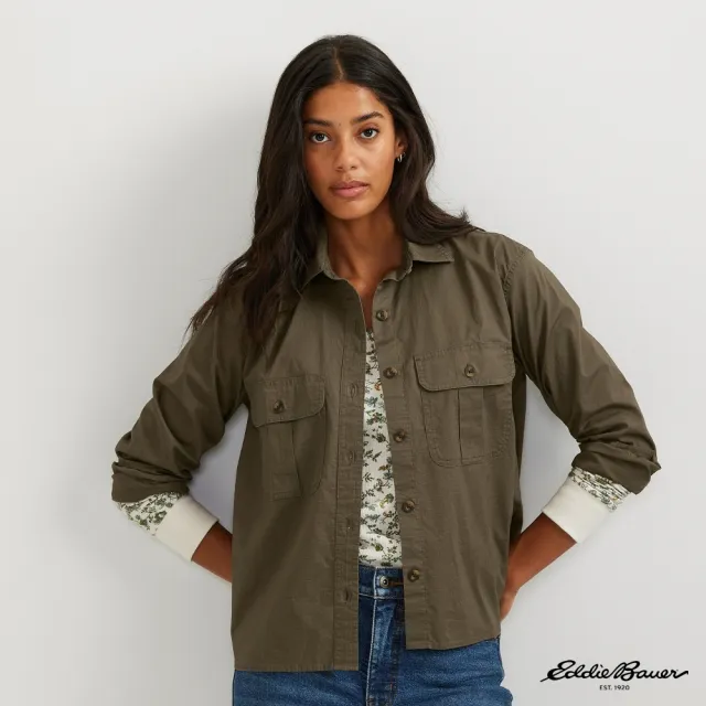 【Eddie Bauer】女款保暖抓絨外套/立領上衣/棉質襯衫 任選