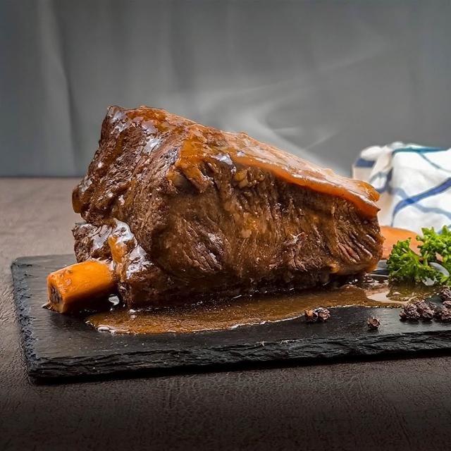 【海肉管家】正宗北美台塑牛小排(3包組_淨重520g/包)