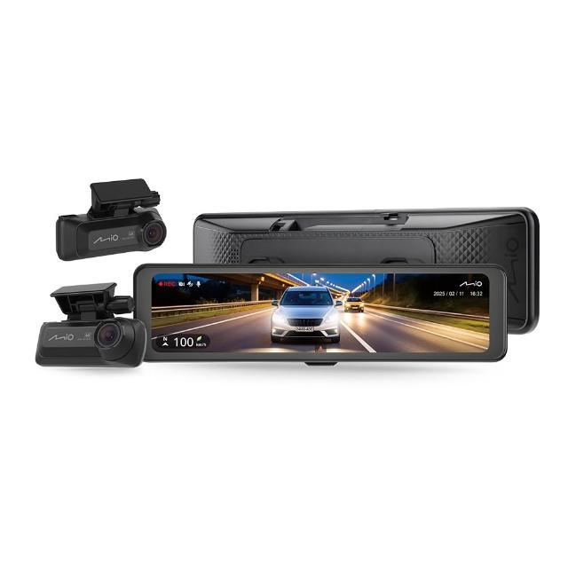 【MIO】MiVue R850D 2K HDR數位防眩GPS WIFI 電子後視鏡 前後雙鏡行車記錄器(適U3記憶卡 行車紀錄器)