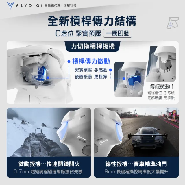 【Flydigi 飛智】冰原狼4 遊戲手把(國際版 支援Switch Steam 無線手把 電腦手把 卡比 薩爾達 魔物)
