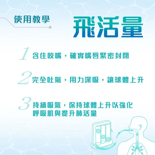 【ShineBall飛活量】運動用肺活量訓練器(呼吸、肺活量鍛鍊)