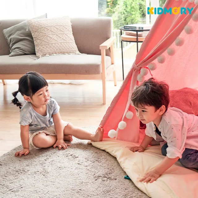 【KIDMORY】印地安遊戲帳篷-粉紅色(兒童帳篷 遊戲屋 印地安帳 兒童遊戲帳篷KM-562)