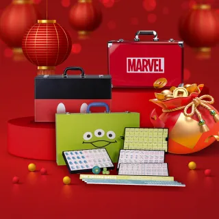 【Beast Kingdom 野獸國】超人氣珍藏麻將組 三眼怪 漫威 米奇 送禮推薦(3款任選)