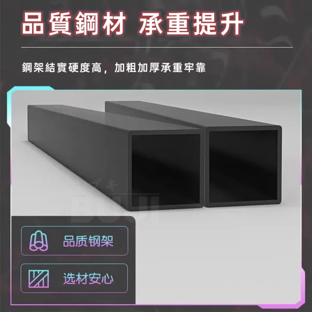 【UVLED 鈺創合成】巨穩K型戰艦電競桌 140*60贈主機托盤+增高架(電腦桌/工作桌/辦公桌/書桌/桌子)