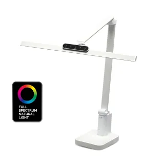 【喜光全光譜】TIONE 光健康智慧全光譜LED護眼檯燈 底座款(光線護眼不刺眼 諾貝爾雙院長推薦)