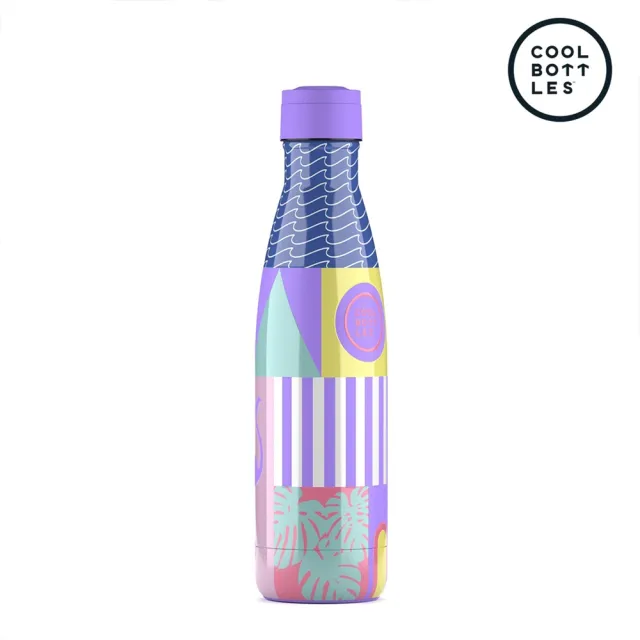 【Cool Bottles】雙層不鏽鋼真空保冷保溫杯500ml-日出Rene(歐美藝術家聯名款)