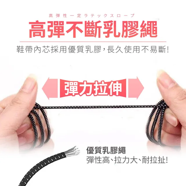 懶人鞋帶(免綁鞋帶 彈性鞋帶 彈力鞋帶 束鞋帶 鞋帶扣 鞋帶 伸縮鞋帶 快速鞋帶)