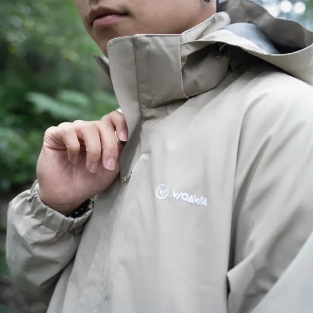 【WOAWOA】內刷毛款 防水防風輕機能透氣外套(保暖外套 防風外套 防水外套 登山外套 輕量外套 寒流)