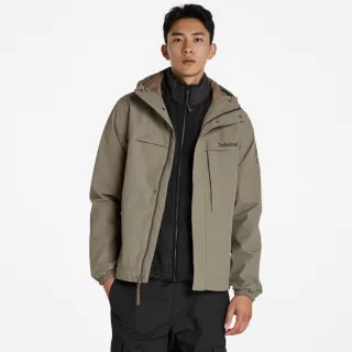 【Timberland 官方旗艦】男款咖啡色Benton防水外套(A695WBK0)