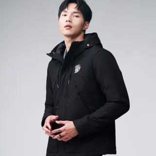 【BLUE WAY】男裝 剪接防潑水 鋪棉外套-鬼洗