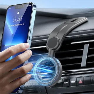 【OMyCar】磁吸360度任你折手機架-快(多角度旋轉 免充電 桌面追劇支架 車用導航手機架)