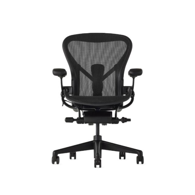 【Herman Miller】ystore雅浩家具 Aeron 3.0 尊爵款 尊爵黑/B尺寸 人體工學椅(老闆椅、辦公椅)