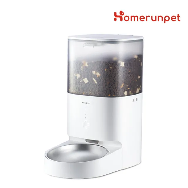 【HomeRun 霍曼】寵物智能餵食器 不鏽鋼碗 4L(原廠保固一年)