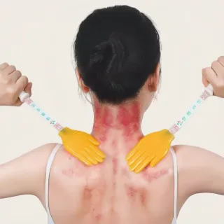 【YAOCHEN 瑤辰】買1送1-矽膠拍痧板(經絡拍打疏通  養生手掌拍 經絡棒 按摩捶 敲打錘)