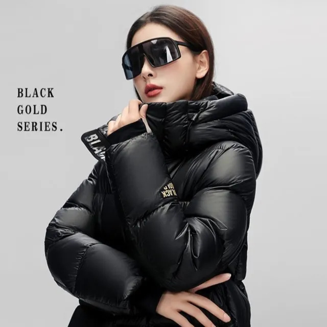 【巴黎精品】頂級真羽絨外套90%鴨絨羽絨衣秋冬外套保暖上衣大碼休閒女裝(寬鬆男女外套n1lu2)