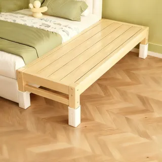 【CJY】實木拼接床 150*60cm 平板款(加寬床/床邊擴大/平接床/高度可調節39-50cm)