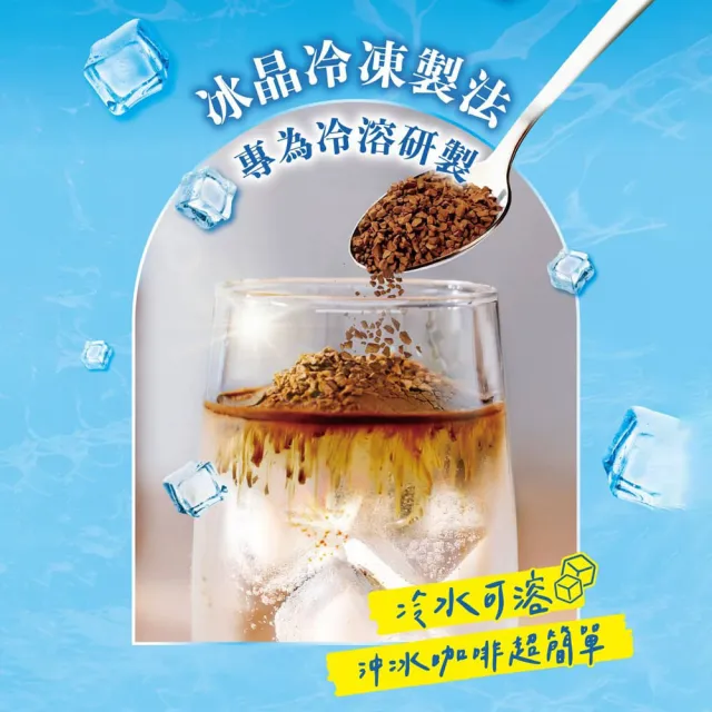 【NESCAFE 雀巢咖啡】冰溶美式咖啡80g/箱購(12罐)
