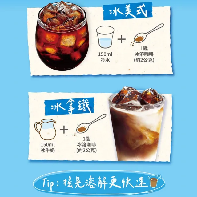 【NESCAFE 雀巢咖啡】冰溶美式咖啡80g/箱購(12罐)