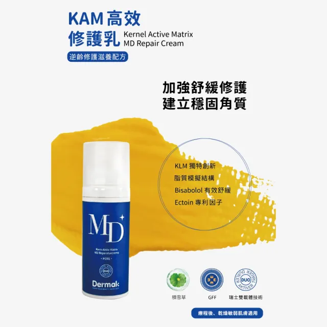 【DERMAK】KAM高效修護乳 50ml/瓶