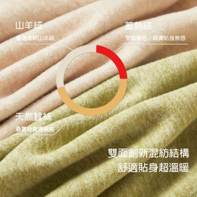 【KISSDIAMOND】羊絨蠶絲強效蓄熱絨暖紗保暖肌底衣(蓄熱/肌底衣/KDT-4320/4321/4322)