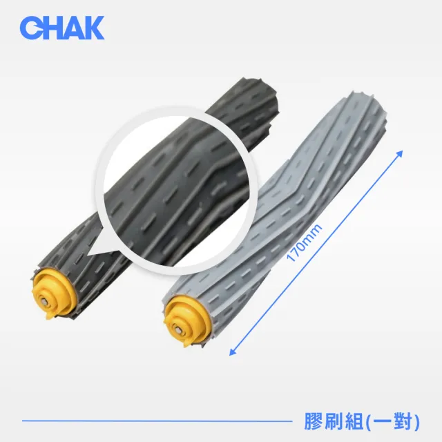 【CHAK】iRobot Roomba 800 900系列 副廠配件耗材超值組(主刷x1組 邊刷x4 濾網x4)