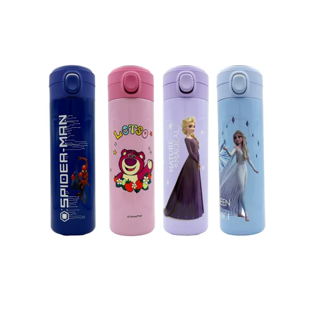 【Disney 迪士尼】正版授權_感溫316不鏽鋼保溫直飲彈跳杯 500ml(多款可選)