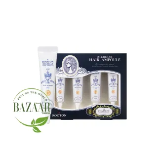 【ROOTON 官方直營】喚活修護免沖洗護髮安瓶15mlx4入+甦活系列試用組x1(洗髮精10ml+護髮素10ml)