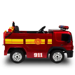 【聰明媽咪電動車】消防車造型 雙驅兒童電動車(SX1818｜兒童汽車｜兒童玩具車｜小朋友電動車)