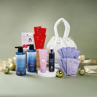 【長髮公主的秘密】洗髮沐浴組合(光蘊洗髮精+玫瑰沐浴露+護髮精華乳+生薑體驗盒+粉紫體驗包+迷惑髮香噴霧