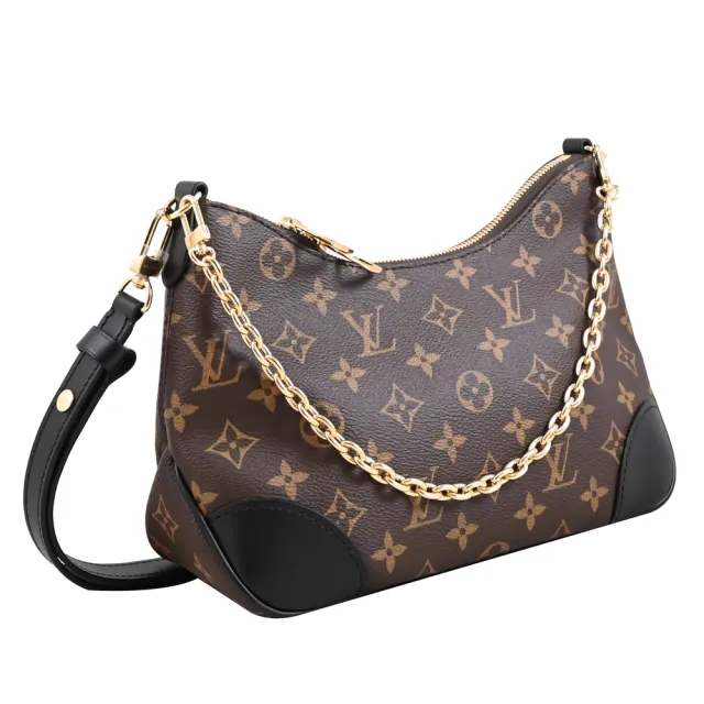 【Louis Vuitton 路易威登】LV M45831 BOULOGNE 經典花紋肩背鍊包斜背包兩用包(現貨)