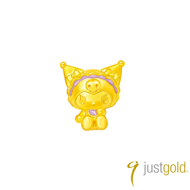 【Just Gold 鎮金店】三麗鷗 奶萌寶寶-Kuromi 黃金串珠
