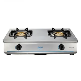 【莊頭北】銅爐頭全機不鏽鋼傳統式安全瓦斯爐TG-6303B(LPG 送基本安裝)