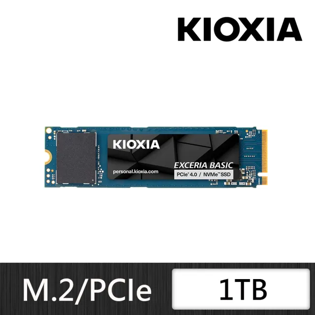 KIOXIA 鎧俠】EXCERIA Basic 1TB M.2 2280 PCIe 4.0 SSD固態硬碟- momo