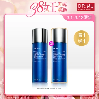 【DR.WU 達爾膚】雙12限定★玻尿酸保濕精華化妝水150ML(經典款 2入組)