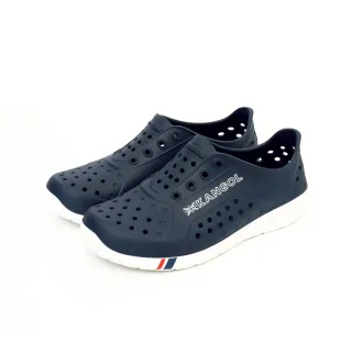 【KANGOL】英國袋鼠休閒輕量洞洞鞋(休閒鞋/免綁鞋帶/雨天必備/男女皆可)